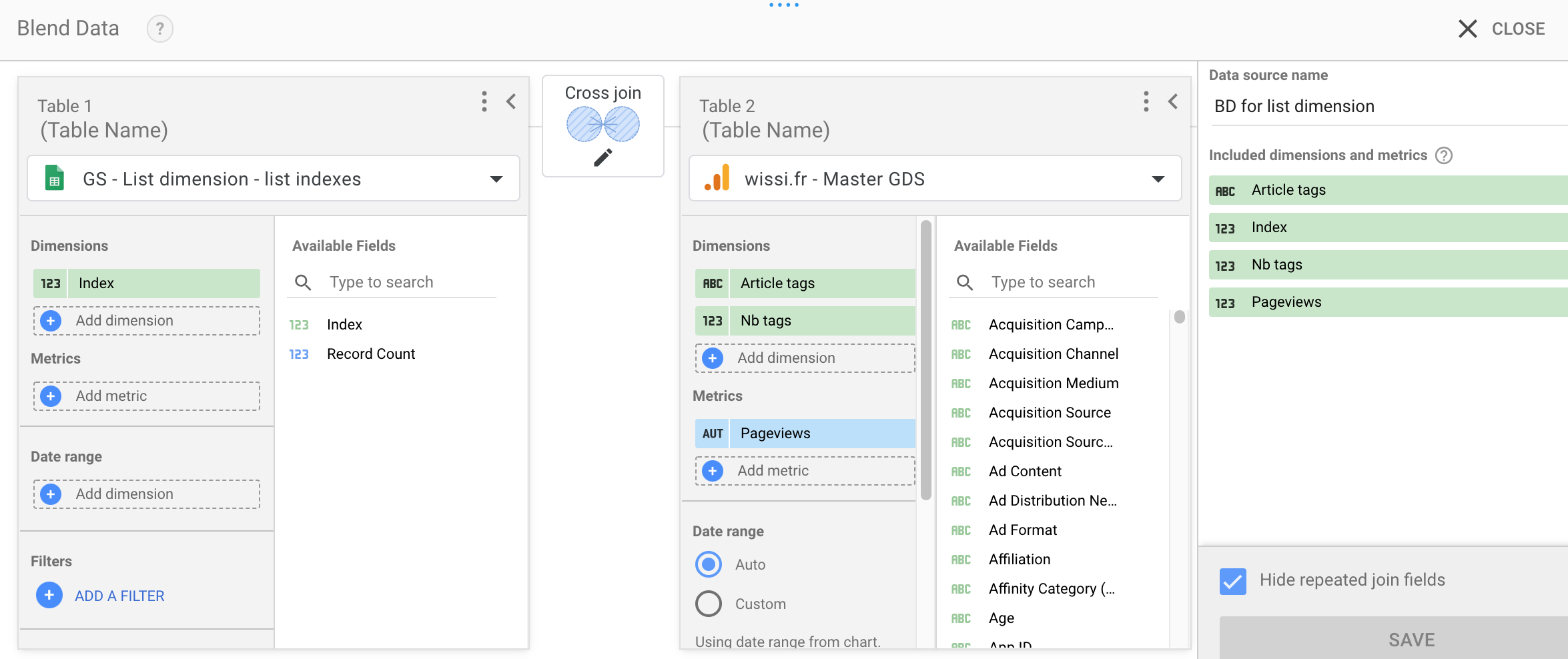 Blended data to separate comma-separated values to single values