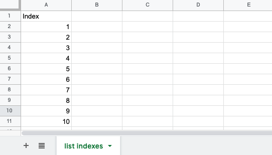 Google sheets data source to split list values