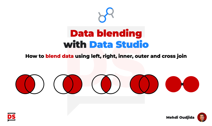 Data blending with Data Studio - How to blend data using left, right, inner, full outer & cross join types