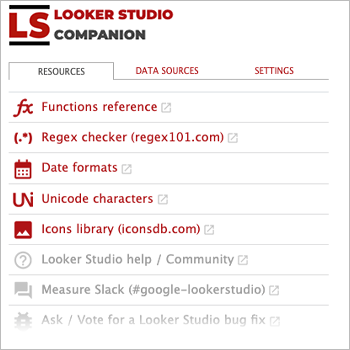 Looker Studio Extension - Resources