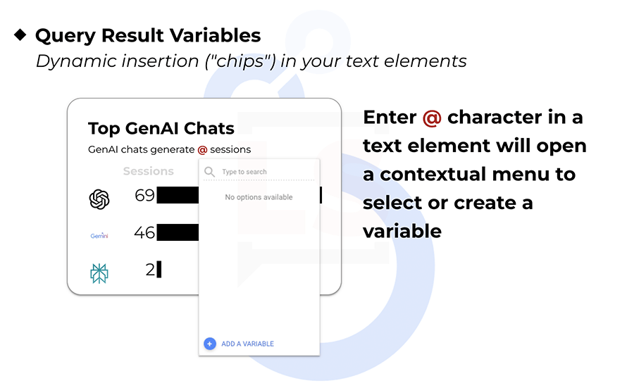 Query Result Variable in Looker Studio