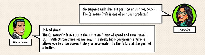 Dynamic comments of the report