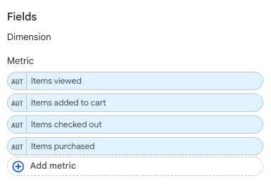 Funnel Chart Custom Viz - Setup Tab - Configuration for Multi-Metric data Model